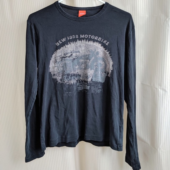 Hugo Boss Tops - Hugo Boss Long Sleeve Motorbike Shirt Hugo Boss Tops - Hugo Boss Long Sleeve Motorbike Shirt